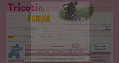 Desktop Screenshot of forumtricotin.com
