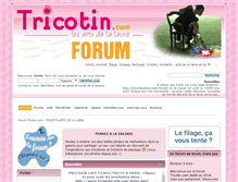 Tablet Screenshot of forumtricotin.com